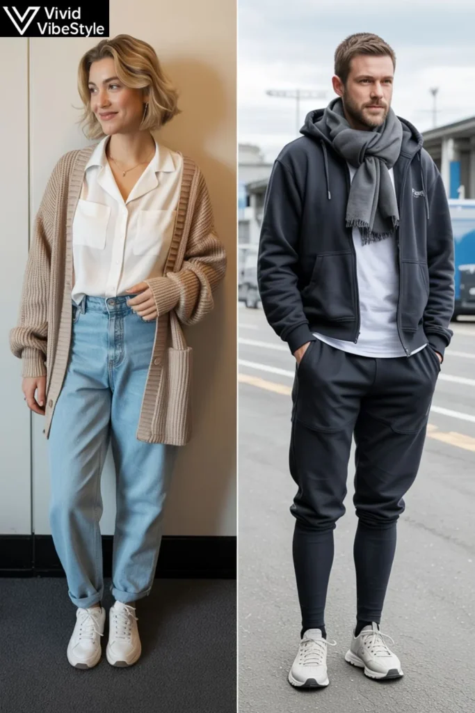 Short and long flight airport outfits with layered, comfortable, and stylish clothing options.