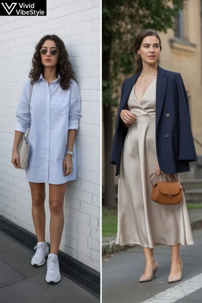 Butter yellow summer dresses styled for different age groups with youthful and elegant outfits