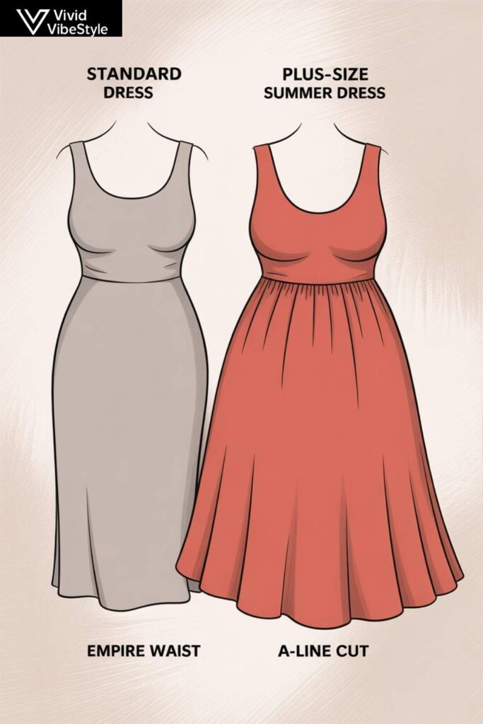 Design elements that make plus size summer dresses perfect for curvy bodies