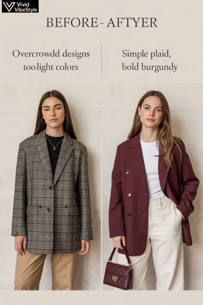Comparison of common short fall nail mistakes versus chic autumn manicure alternatives for 2025.