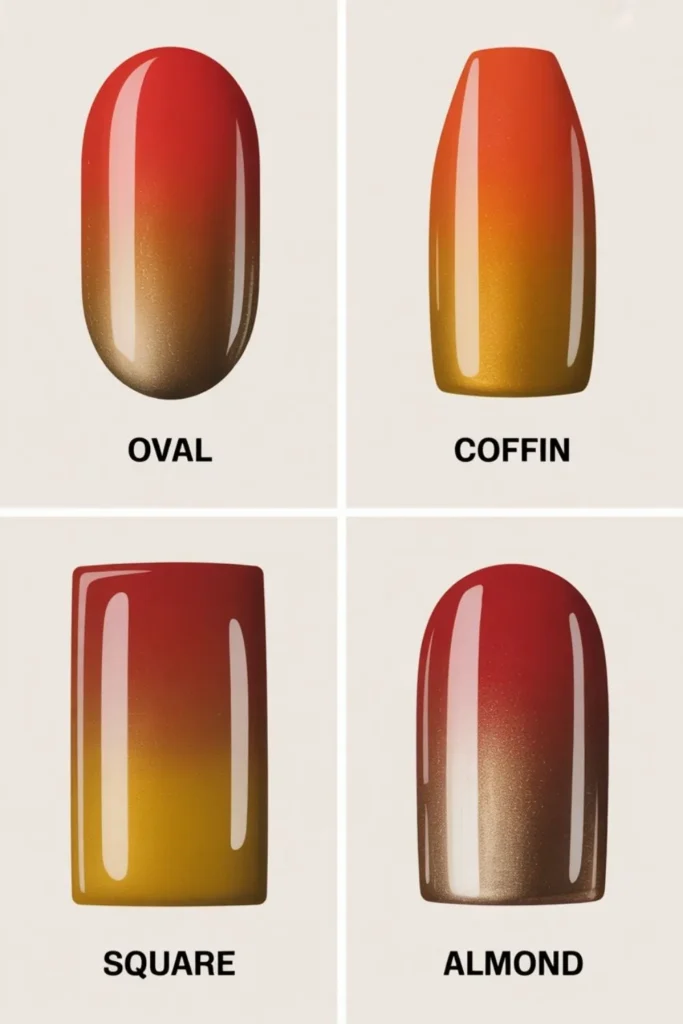 Ombre Fall Nails