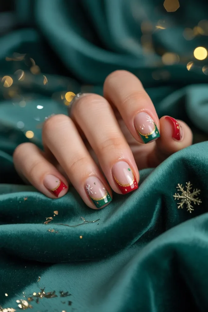 Christmas French Tip