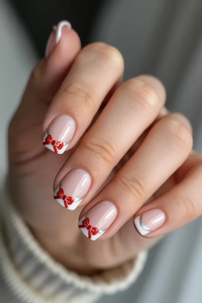 Christmas French Tip
