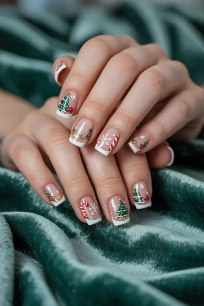 Christmas French Tip