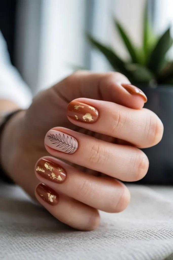 Cinnamon Nails