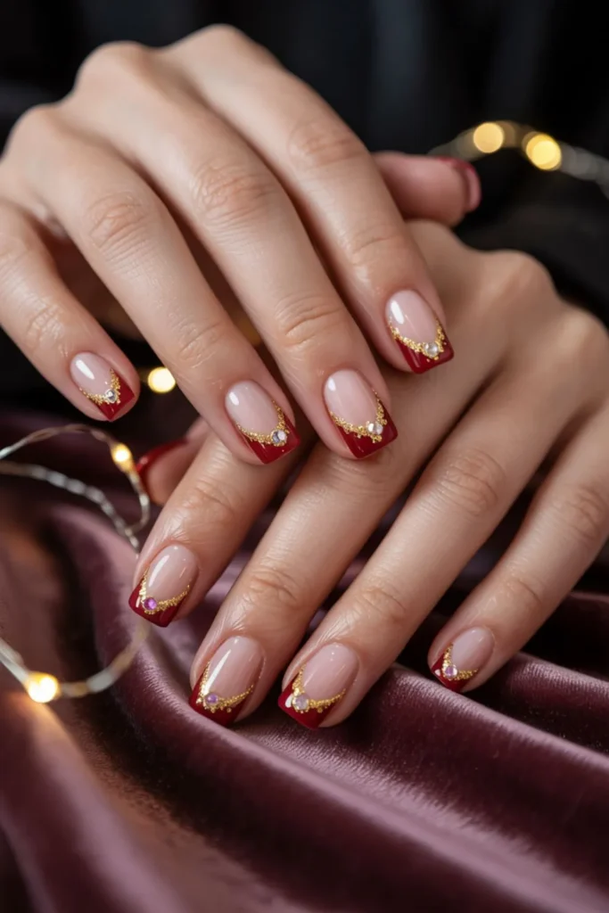 Christmas French Tip