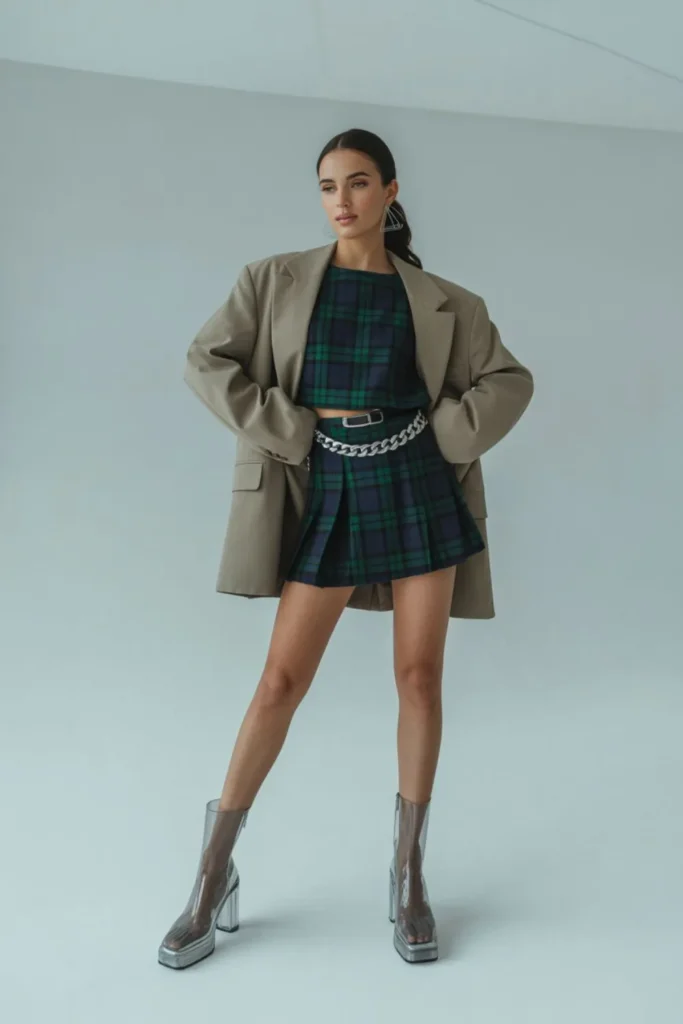 Plaid Skirt Outfits