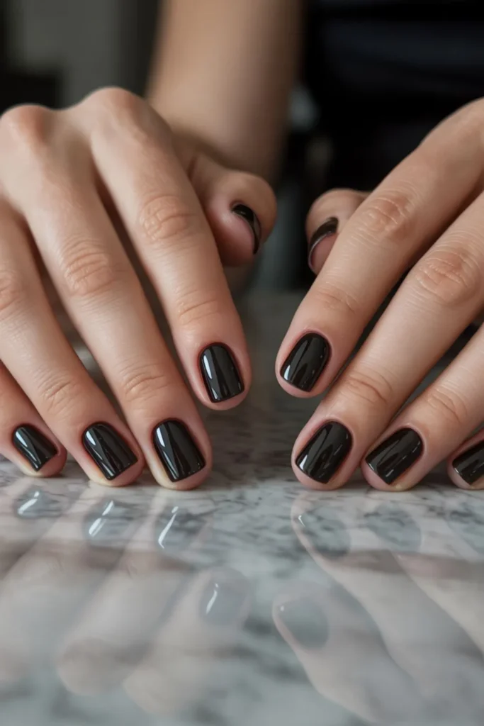 Black Fall Nails