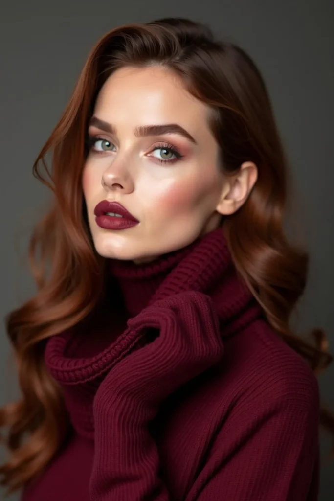Burgundy outfits