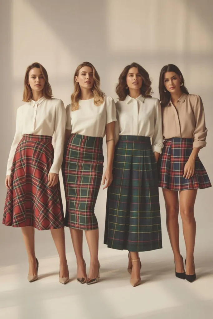 Plaid Skirt Outfits