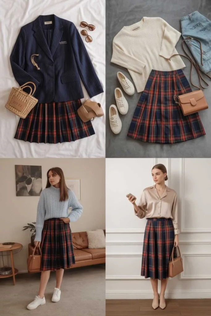 Plaid Skirt