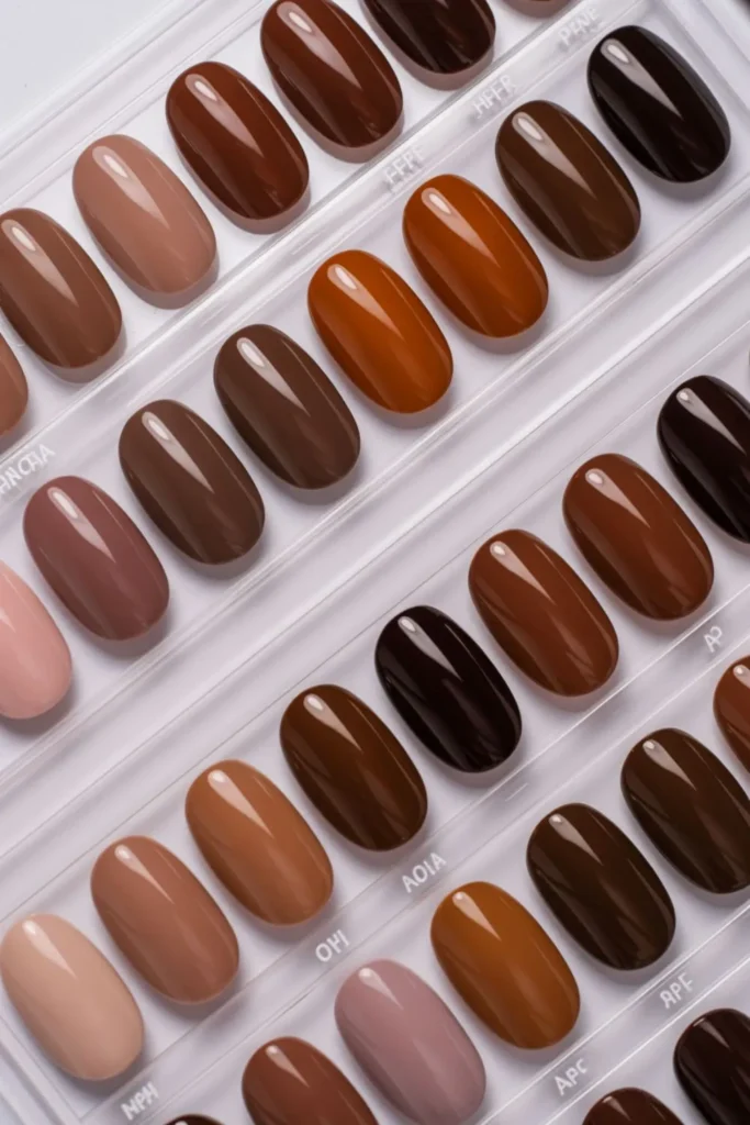 Brown French Tips