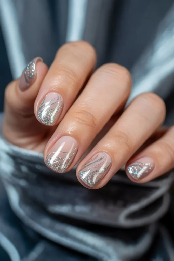 Glitter French Tip