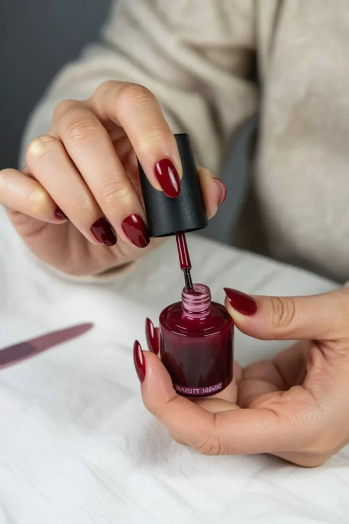 Red Wine Nails