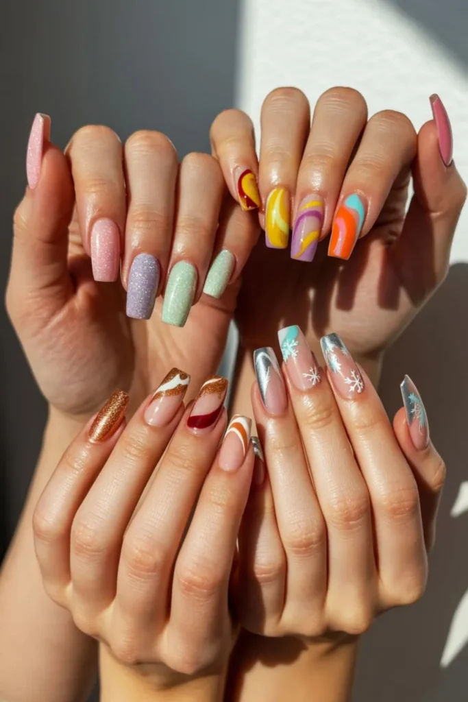 Swirly French Tip