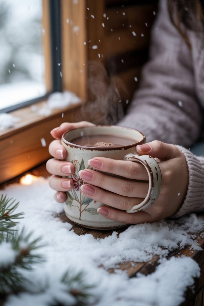 Simple Winter Nails