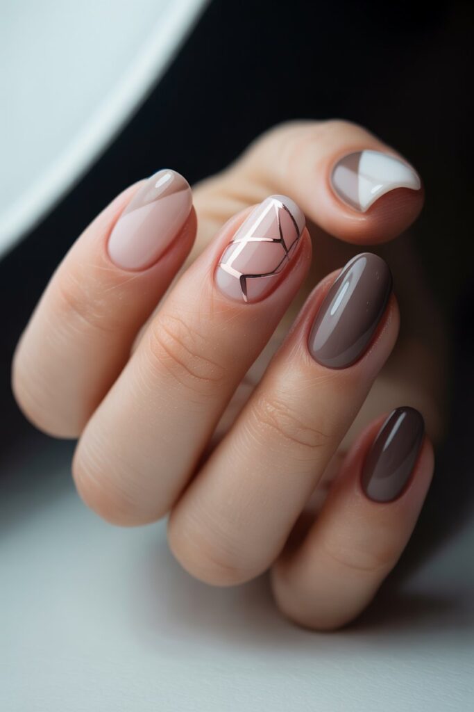 Simple Winter Nails