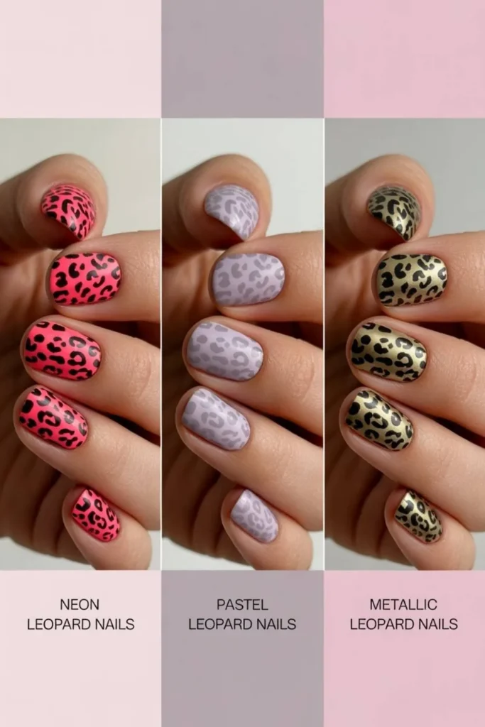 Leopard Print Nails