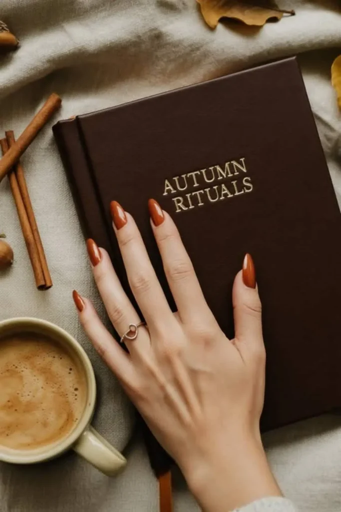 Pumpkin Spice Nails