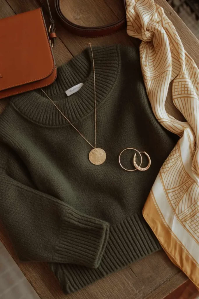 Dark Green Fall Outfit: Master the Season's Most Sophisticated Color Trend 4 Dark Green Fall Outfit