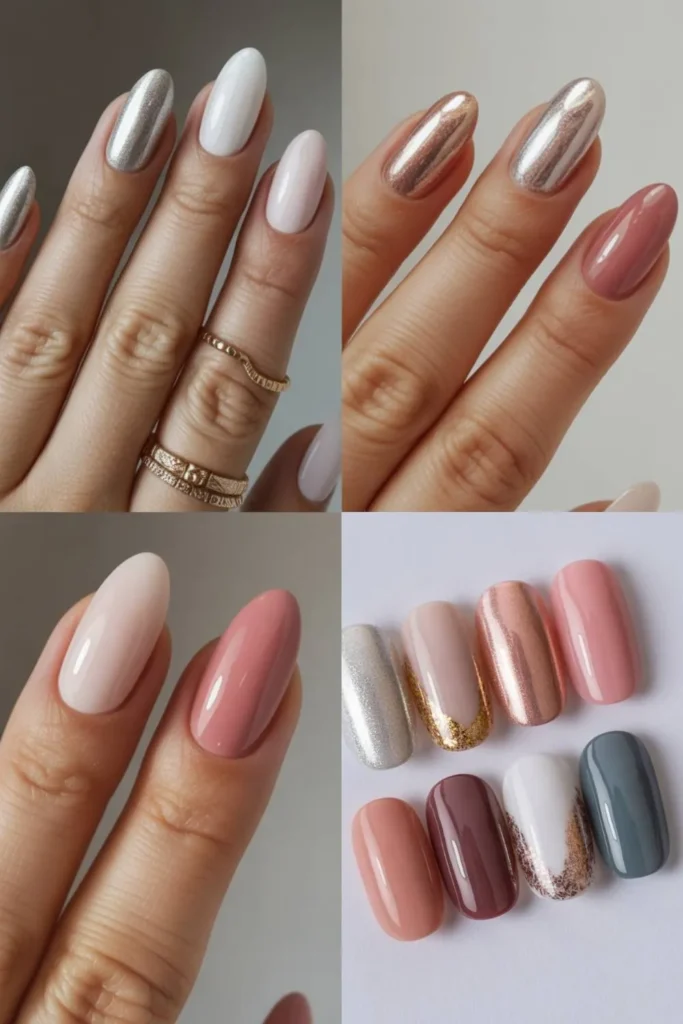 Glitter French Tips