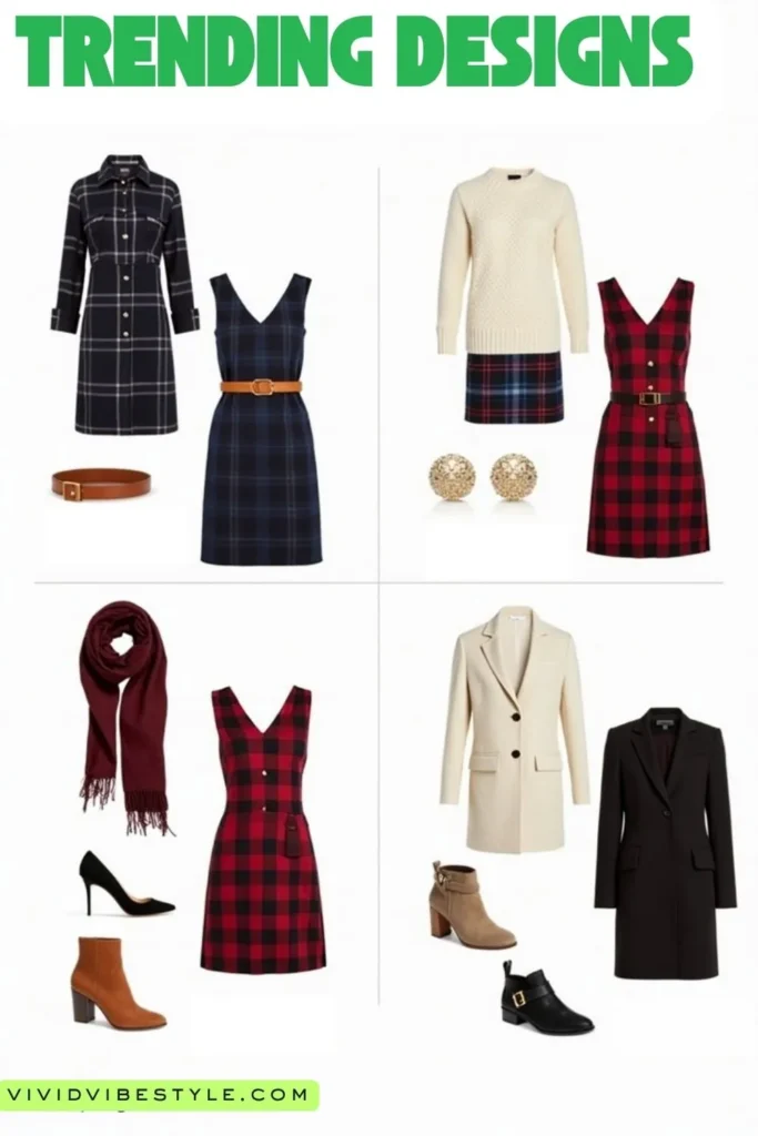 Plaid Mini Dress Outfit