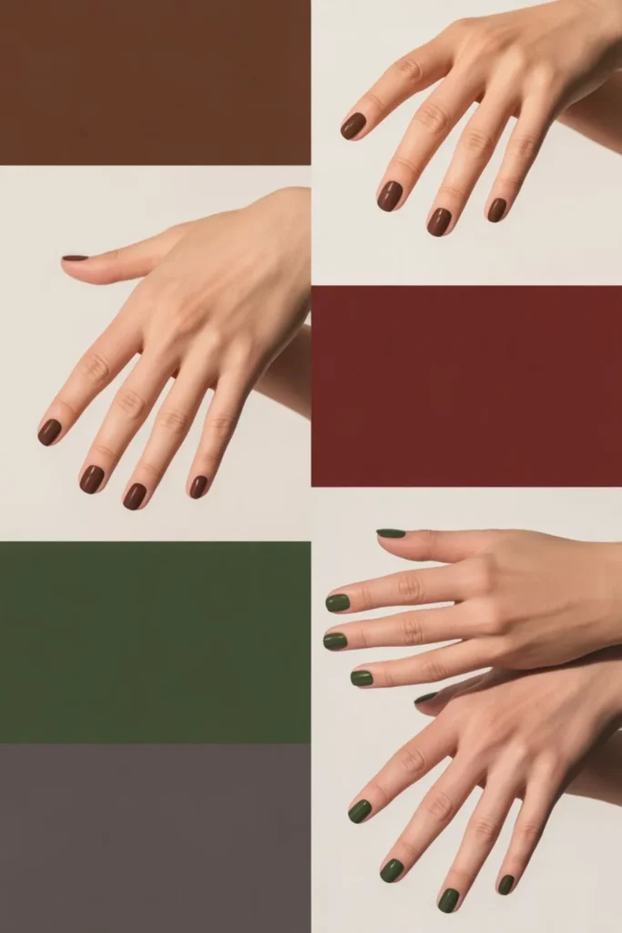 Short Square Fall Nails