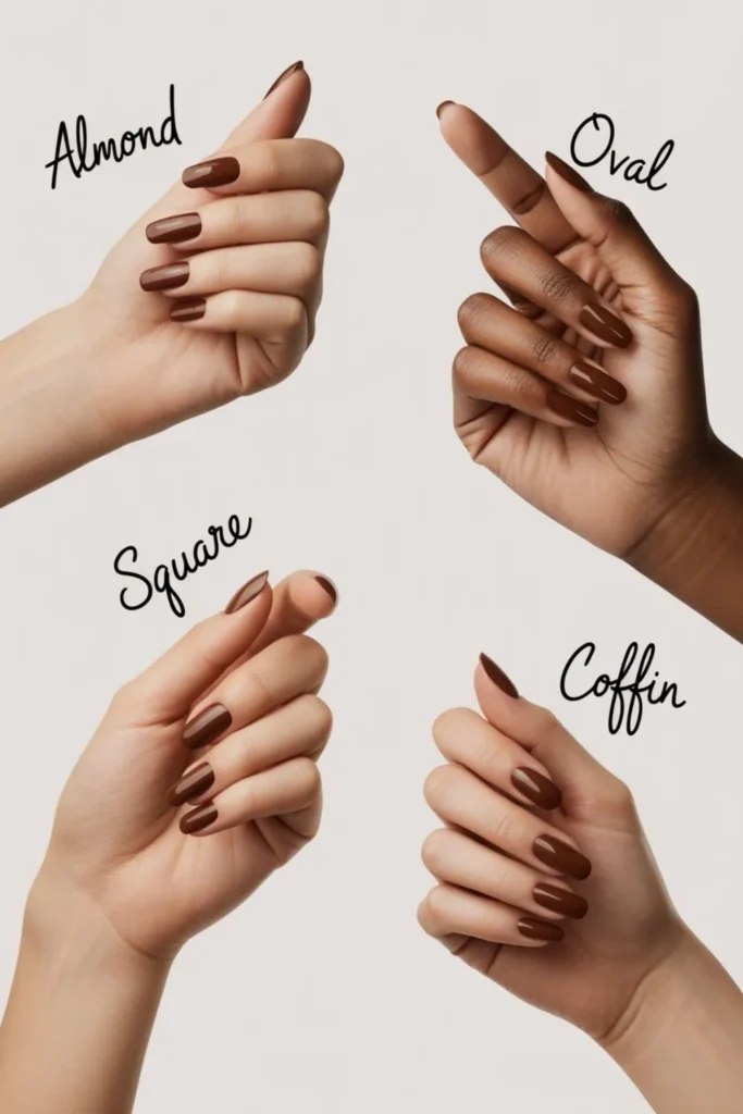 Earthy Brown Manicure Ideas