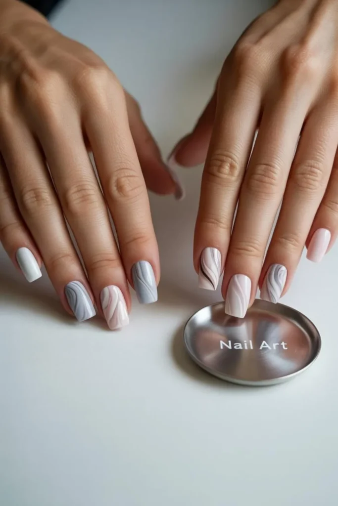 Marble Nails