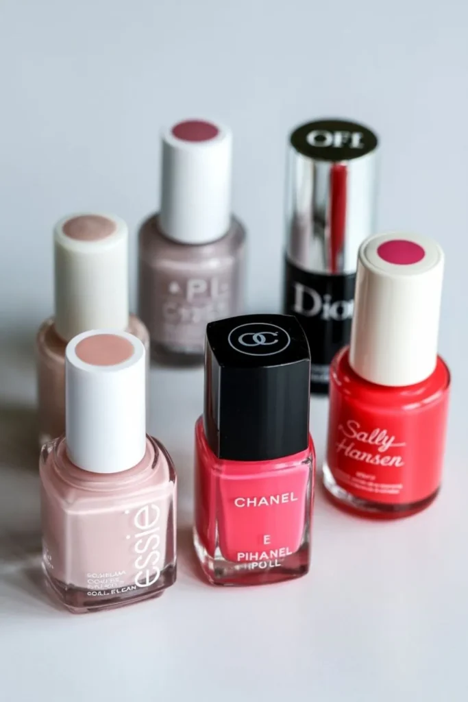 Nude Pink Soft Fall Nails