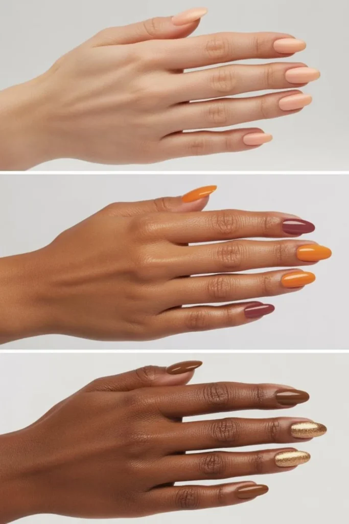Ombre Nails Autumn Colors: 2025's Must-Have Fall Gradient Manicures 4 Ombre Nails Autumn Colors