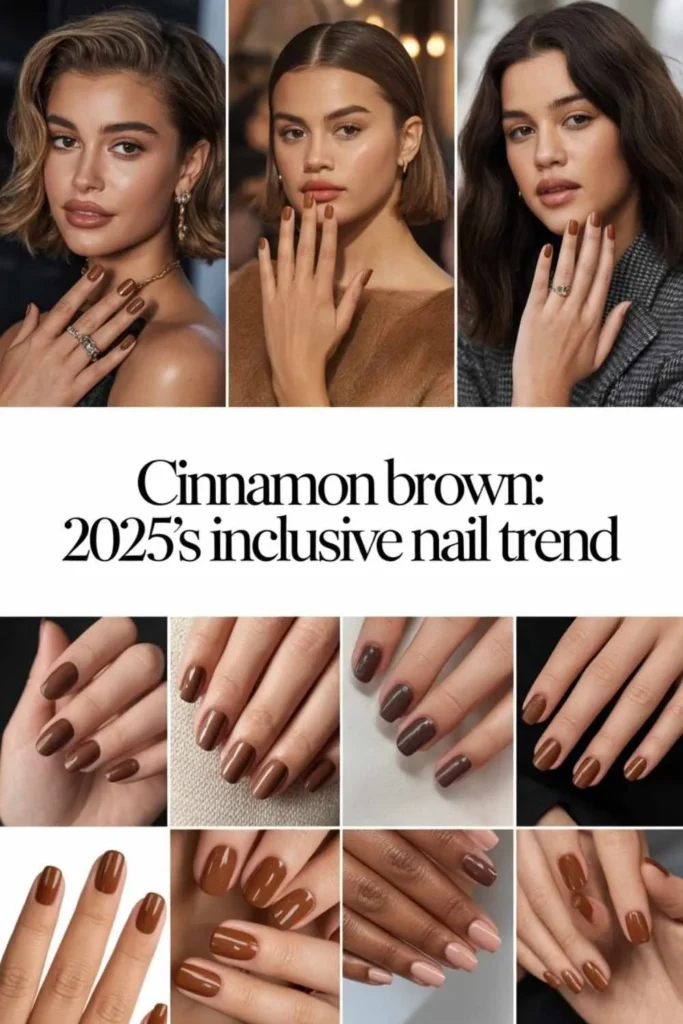 Cinnamon Brown Nails: The Ultimate Guide to 2025's Most Coveted Warm-Toned Manicure 2 Cinnamon Brown Nails
