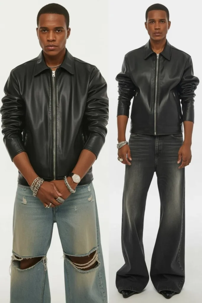 Leather Jacket Outfit Ideas Fall