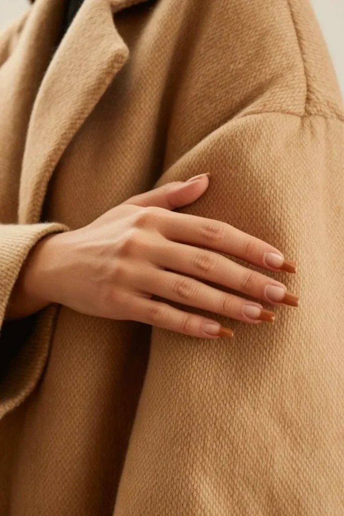 French Tip Nails with Fall Colors: Master 2025's Chic Autumn Manicure 4 French Tip Nails with Fall Colors