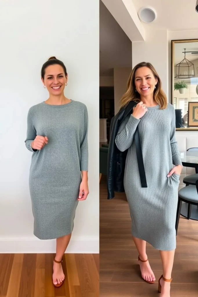Cozy Sweater Dress Outfit