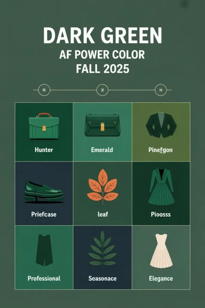 Dark Green Fall Outfit: Master the Season's Most Sophisticated Color Trend 2 Dark Green Fall Outfit