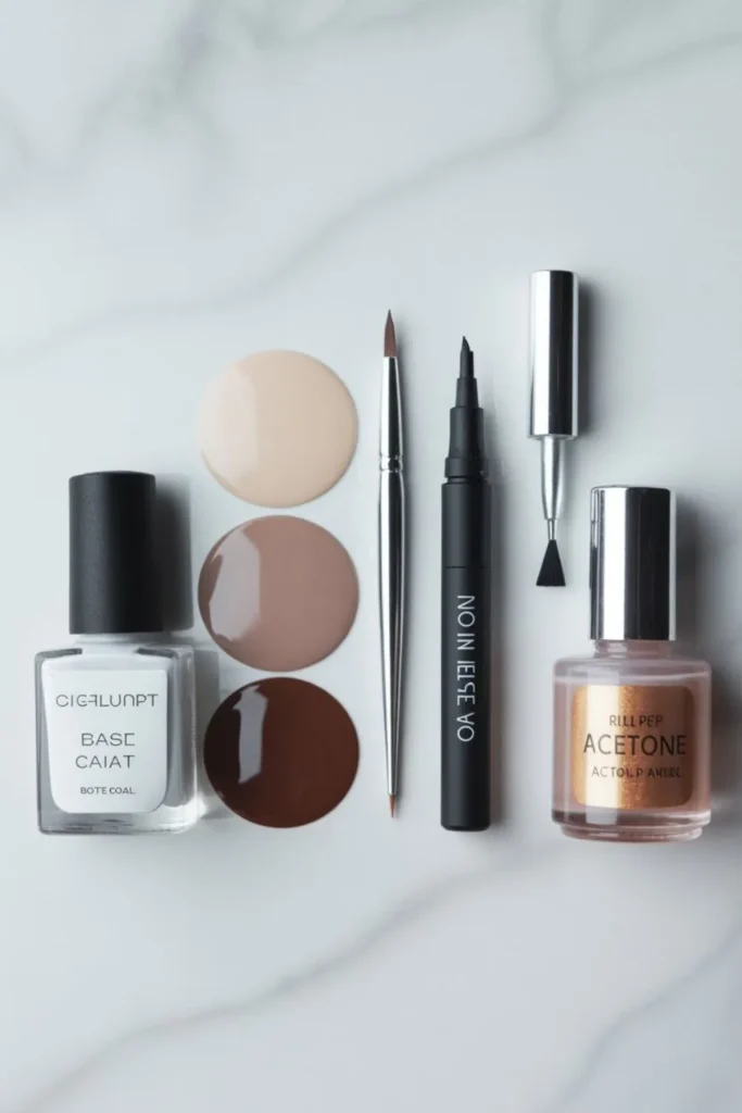 Short Leopard Print Fall Nails