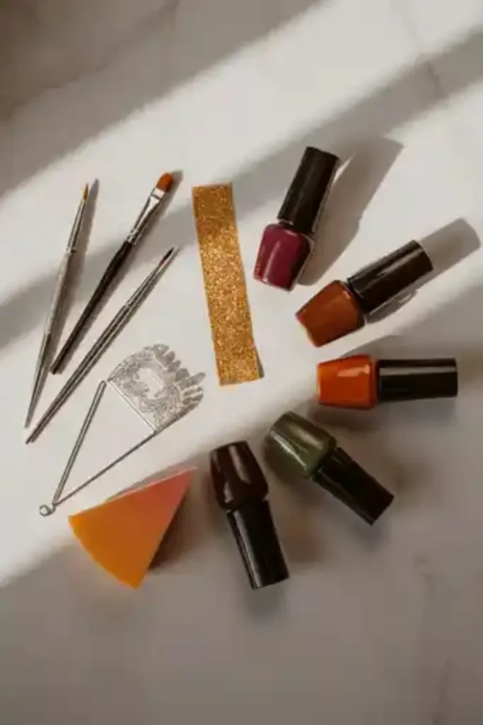 Fall Patchwork Nails