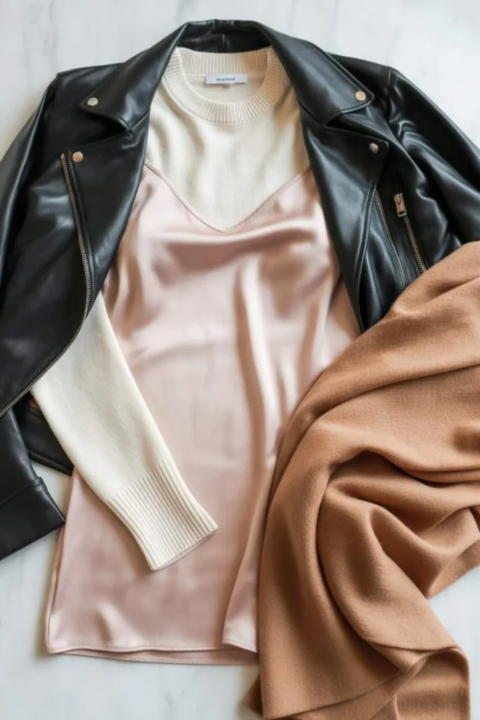 Leather Jacket Outfit Ideas Fall