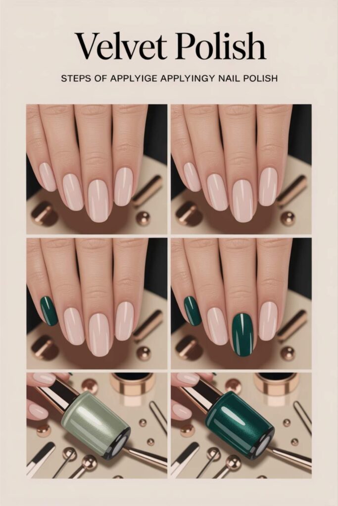 Velvet Matte Nails Autumn