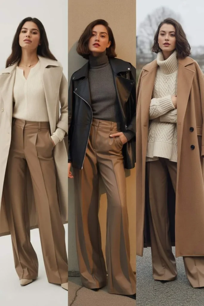 Coffee Brown Pants Outfit