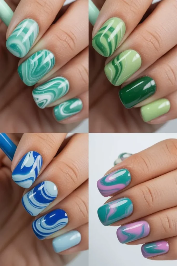Marble Nails