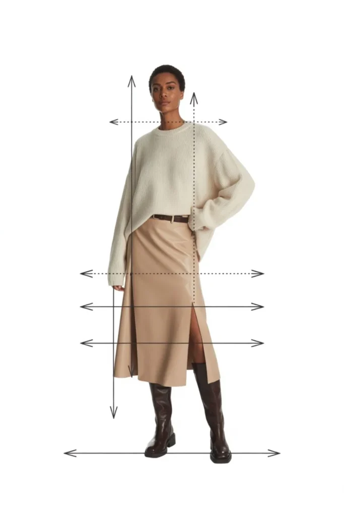 Mini Skirt Tights Fall Outfit