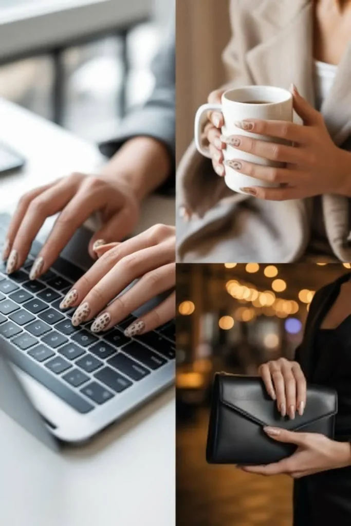 Neutral Leopard Nails: Master the Perfect Balance of Wild and Sophisticated 2 Neutral Leopard Nails