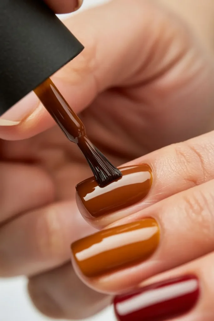 Earthy Brown Manicure Ideas