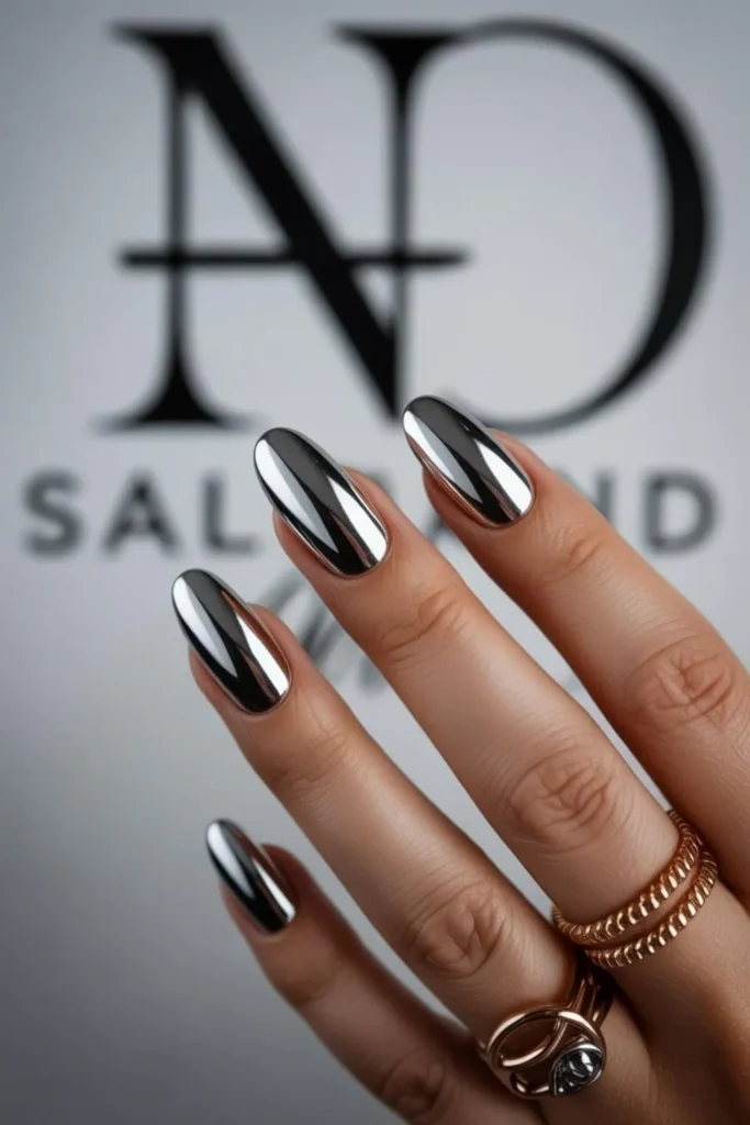 Metallic Chrome Nails USA