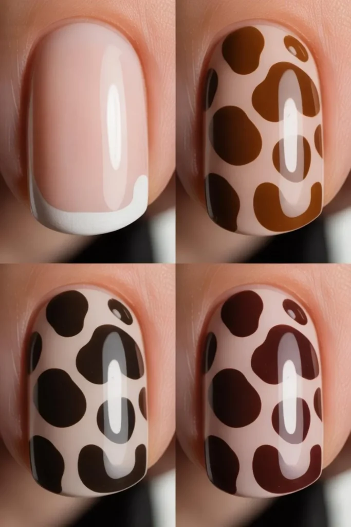 Leopard Print Accent Nails: Master 2025's Chicest Animal Print Trend 4 Leopard Print Accent Nails