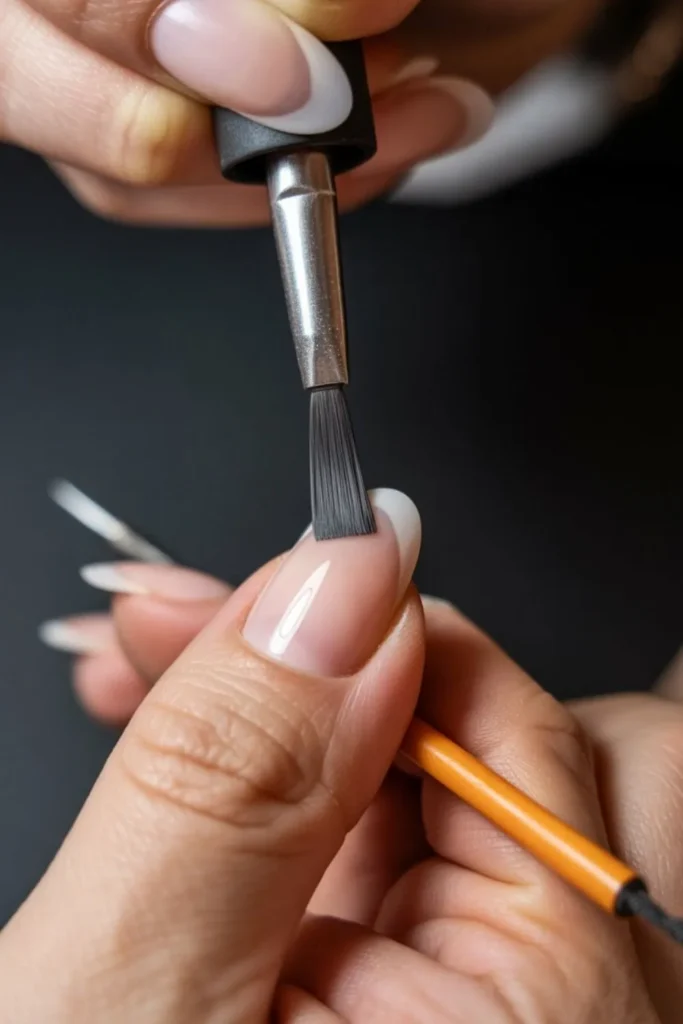 Matte Taupe Nails Autumn