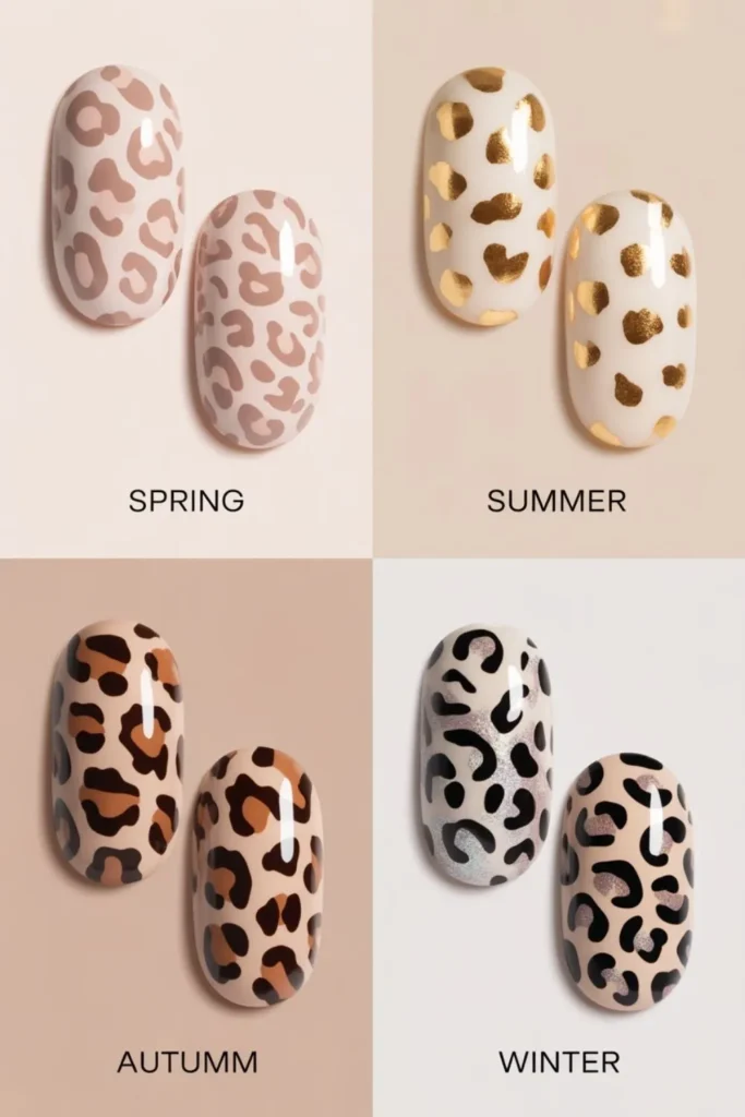 Neutral Leopard Nails: Master the Perfect Balance of Wild and Sophisticated 5 Neutral Leopard Nails
