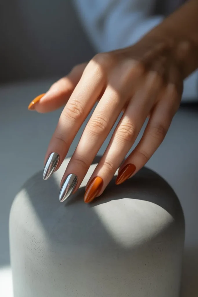 Almond Fall Nails